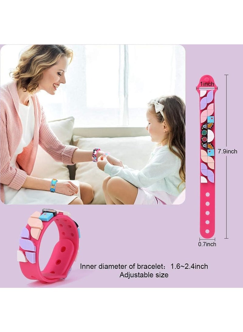 Zikra Bracelets, 6PCS Kids Building Blocks Dots Bracelets, DIY Creative Craft Bracelet Making Kit for Kids, Friendship Bracelets, Dots Construction Toys Kit for Girls Boys, Random Color - Image 5
