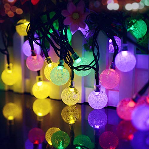 Epyz Solar Lamp For Home String Lights 30 Led Decorative Lighting Crystal Ball For Garden, Home, Party Decorations Waterproof(20 Feet-Multi Color) - Image 2