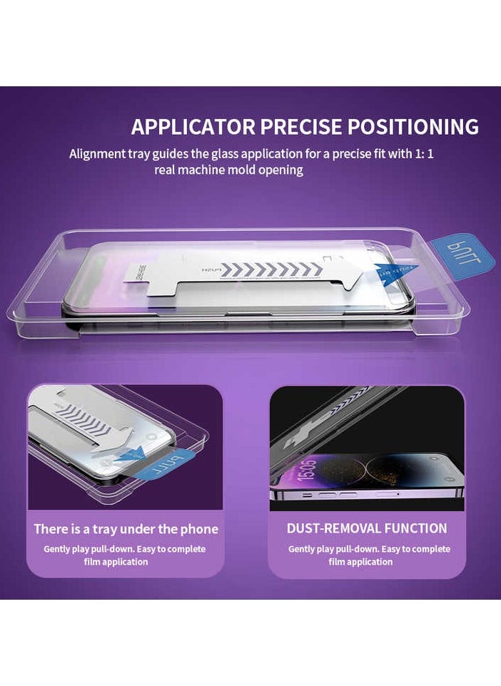 RADALIFESTYLE - iPhone 15 Pro Screen Protector Transparent Easy Fit Tray - Image 1