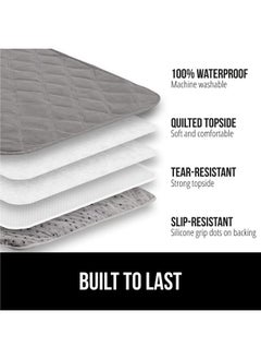 Gorilla Grip Gorilla Grip Waterproof Dog Bed Cover 82x102, Pet Blanket for Furniture, Sofa, Couch, Crate, Car, Sofa Throw Essential for Cats and Dogs, Tear and Slip Resistant Leakproof Cushion Cover, Charcoal  - Image 2