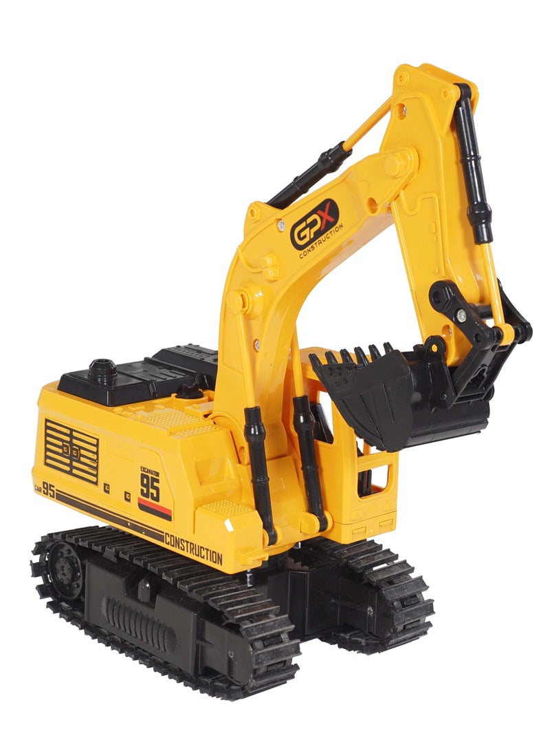 توي لاند حفارة متعددة الوظائف تعمل بالتحكم عن بُعد - مركبة بناء ذات 8 قنوات مع دلو متحرك ودوران 360 درجة - Image 2