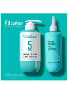 spaklean Amazing Collagen Scalp Shampoo & Aqua Treatment Set  - Image 1