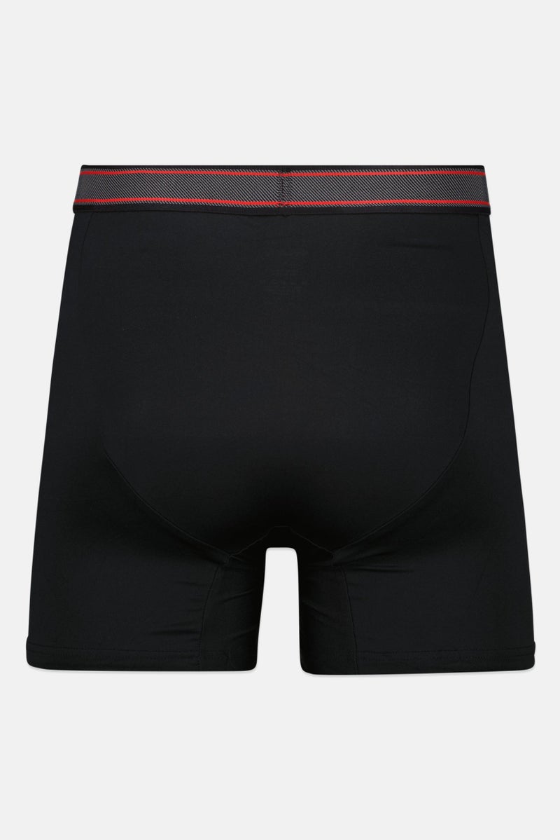 Pajar Men 3 Pack Brand Logo Boxer Briefs, Black - Image 2
