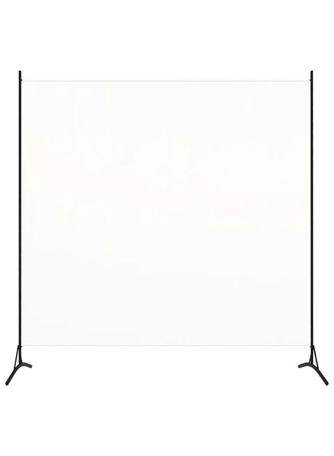 vidaxl 1-Panel Room Divider White 175x180 cm 320735 - Image 1