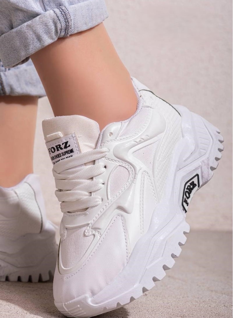 Vbranda Fashion Sneaker For Women L-920-WHITE  - Image 4