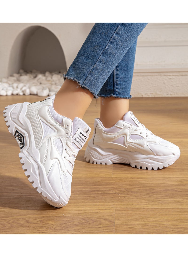 Vbranda Fashion Sneaker For Women L-920-WHITE  - Image 3