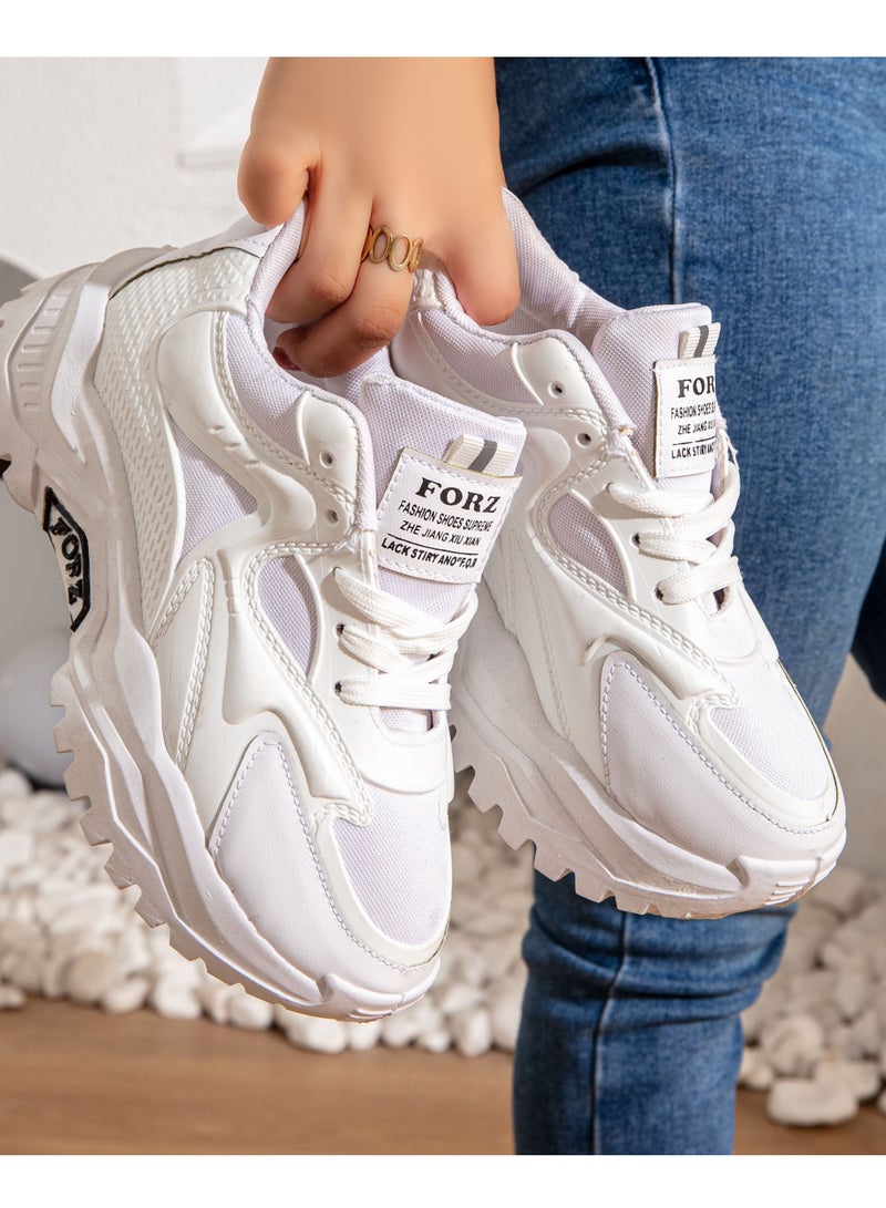 Vbranda Fashion Sneaker For Women L-920-WHITE  - Image 5