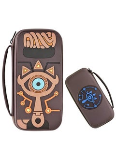 S-Color Zelda Switch Carrying Case Compatible with Nintendo Switch / Switch OLED Portable Travel Protective Silicone Case for Switch Carry Case Hard Switch Accessories Carry Case for Zelda Game Accessories  - Image 1