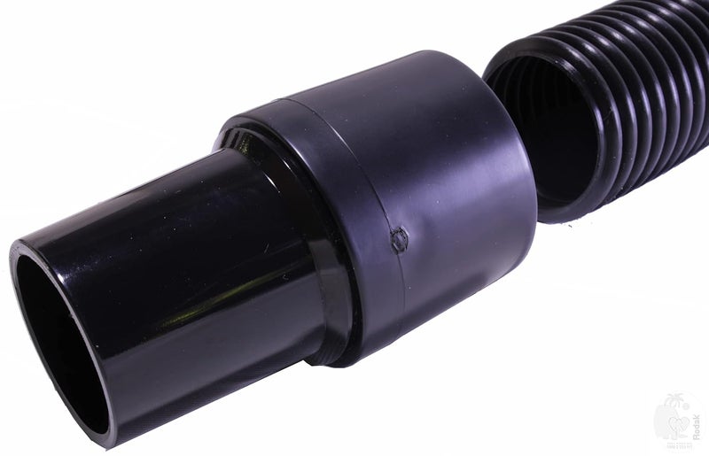 RODAK Rodak Flexible Hose For Industrial Vacuum Cleaners Compatible With 44 Mm Accessories 2 M Black - Image 5