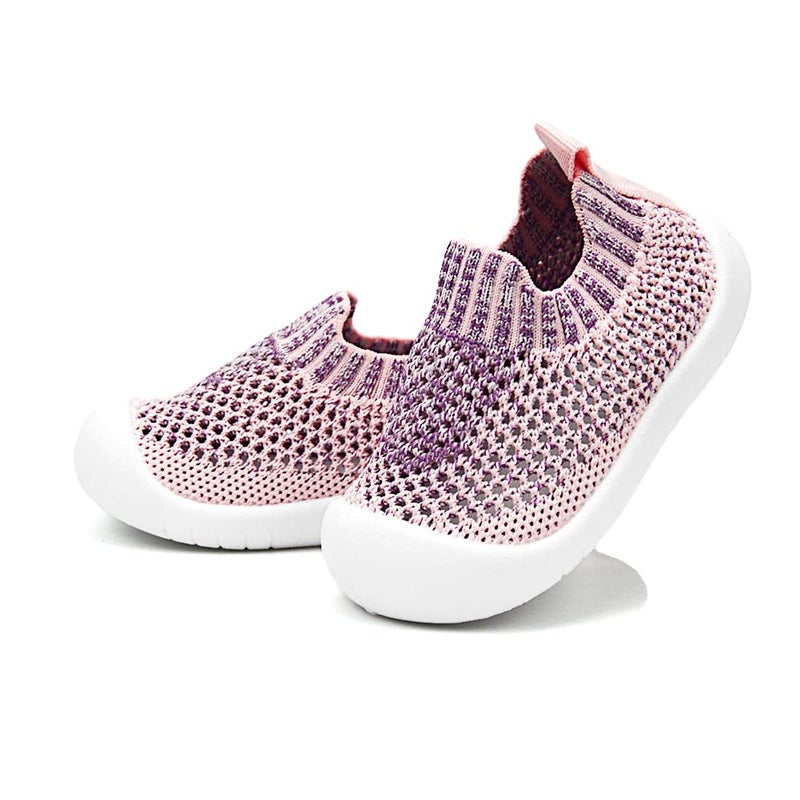 OAISNIT OAISNIT Baby Boy Girl Shoes Breathable Mesh Sneakers Lightweight NonSlip Toddler Walking Shoes Infant First Walkers 624 Months1218 Months 2Pink 