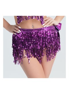 Loquat Squality Women Belly Dance Scarf Purple 