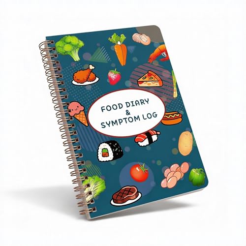 Kerixi Food Diary and Symptom Log For Tracking Three Meals A Day, Sleep,Bowel Movements,etc/Journal Symptoms Tracker Spiral Bound - Image 1