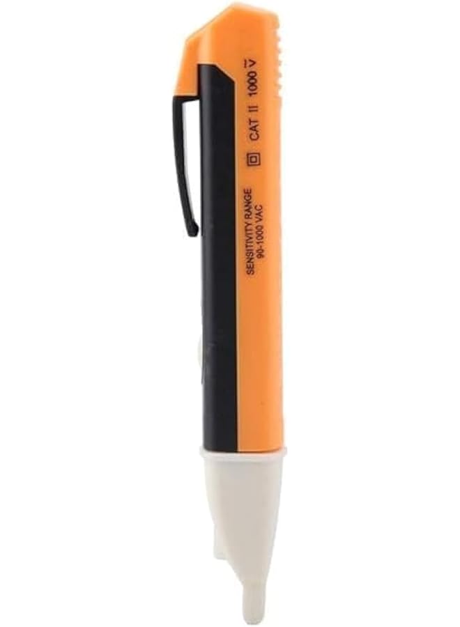 PROMASS Non-contact Volt Alert Electrical Tester Socket Wall AC Power Outlet Voltage Detector Sensor Tester Electric Test Pen LED Light Voltage Indicator 90-1000V (Battery included)  - Image 1