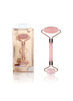 Miniso Soothe your skin and promote circulation with this dual-sided pink pearl series roller massager. 