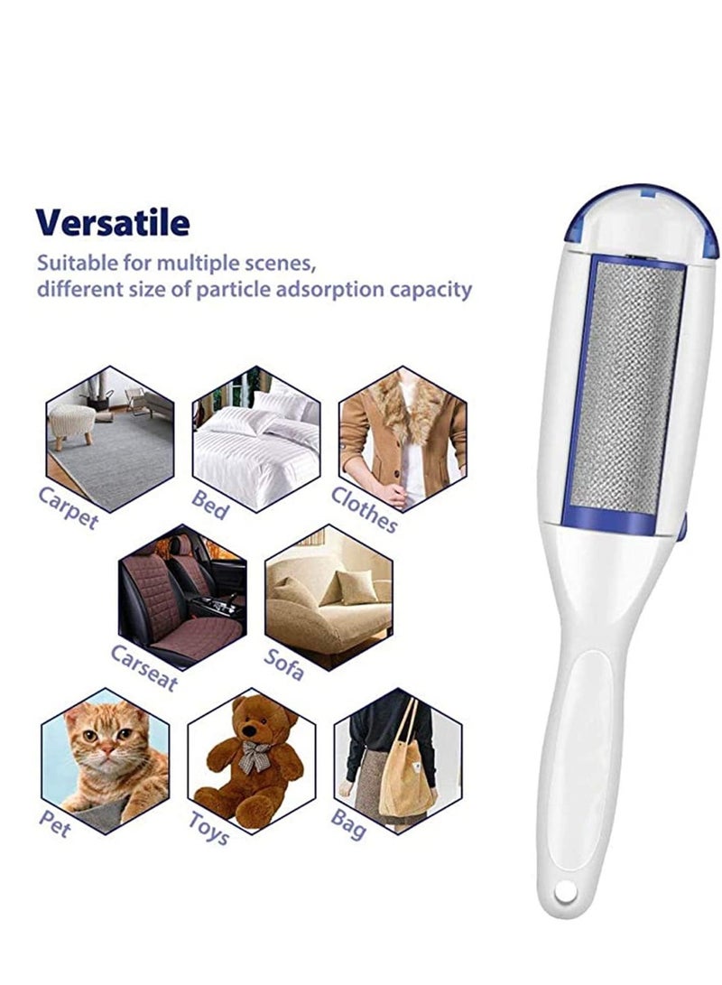 SYOSI Lint Fur Hair Remover Brush - pet, Fuzz, Dust from Clothes, Furniture, Bedding, and Car - Self-Cleaning Reusable - Image 3