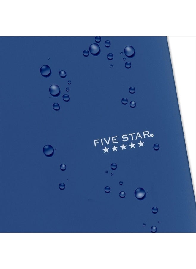 Five Star Spiral Notebook + Study App, 6 Pack, 1 Subject, College Ruled Paper, 8-1/2" x 11", 100 Sheets, Fights Ink Bleed, Water Resistant Cover, Black, Red, Blue, Green, White, Purple (38052)  - Image 5