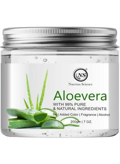 Nuerma Science Crystal Clear Aloe Vera Gel For Face With Pure Aloe Vera & Vitamin E For Skin And Hair 200 Gm  - Image 1