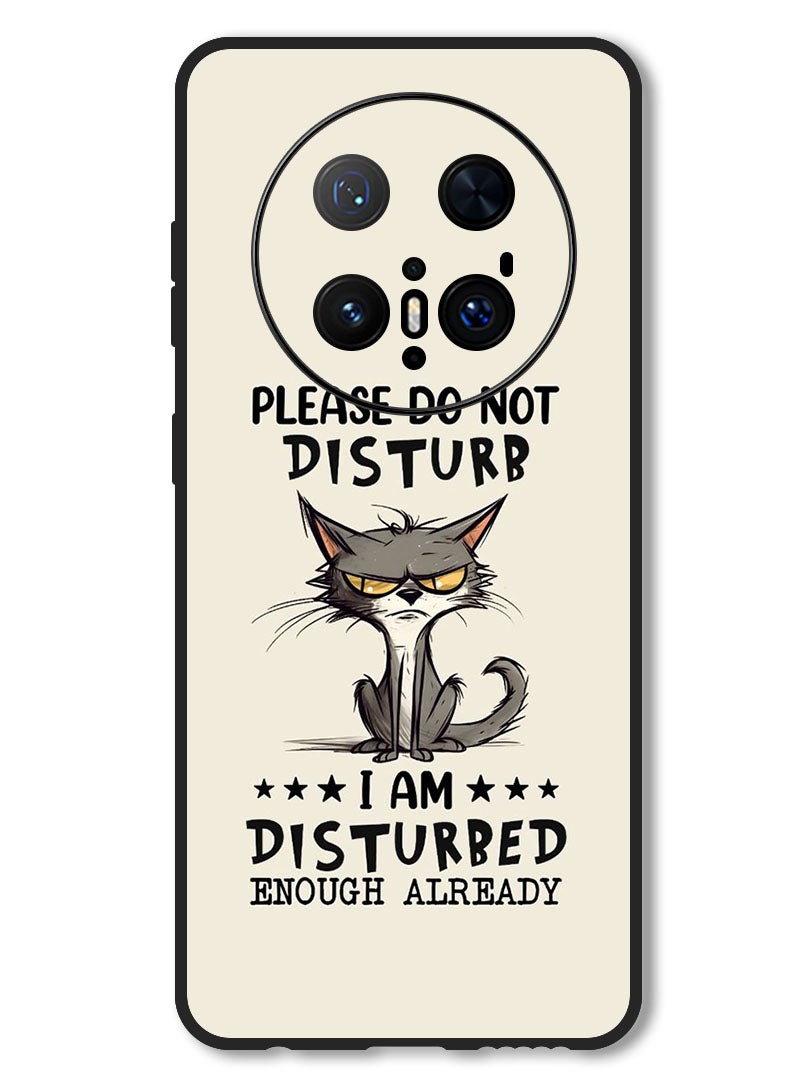 Theodor Case Compatible with Huawei Mate 70 Pro/ 70 Pro + Protection Shockproof Bumper Cover Please do not disturb - Image 1