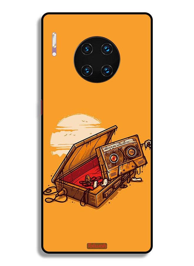Tolwak - Huawei Mate 30E Pro 5G Protective Case Cover Cassette And Tape Art - Image 1