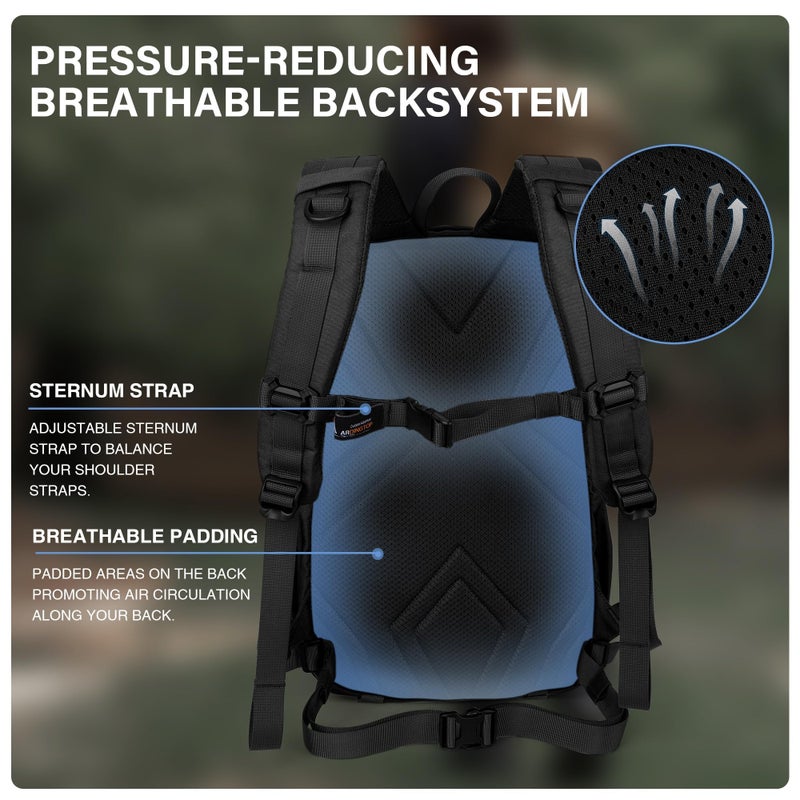 Mardingtop Tactical Molle Backpack for Men 18L EDC Hiking & Motorcycle Backpack - Image 5