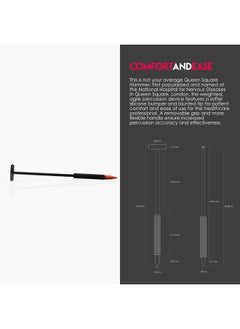 MDF Instruments MDF Instruments MDF545-11 Queen Square Neurological Reflex Hammer with Pointed Tip for Superficial Responses (Black)  - Image 3
