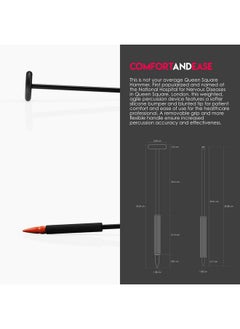 MDF Instruments MDF Instruments MDF545-11 Queen Square Neurological Reflex Hammer with Pointed Tip for Superficial Responses (Black)  - Image 4