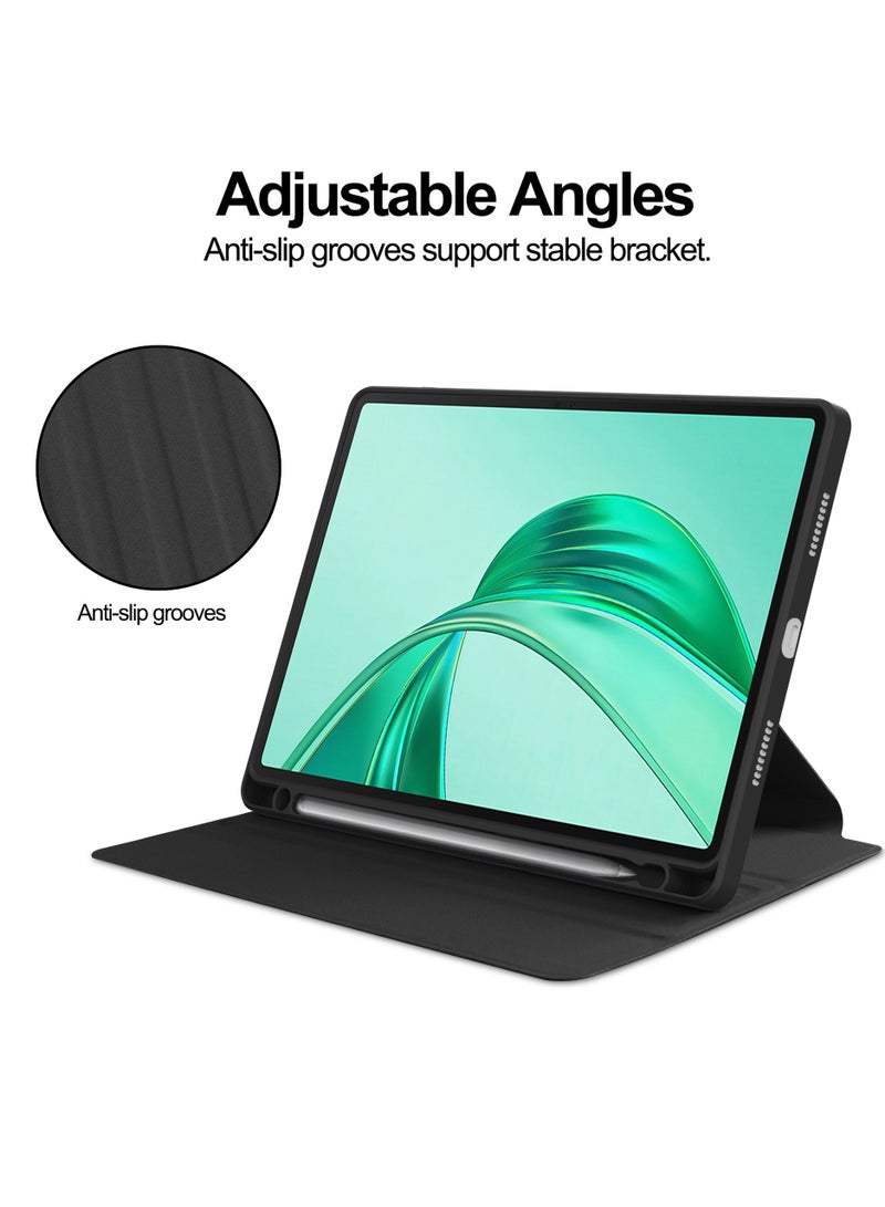Suitable for 2024 HONOR Pad X8a Honor Tablet x8a 11 inches 360 rotation acrylic protective case (black) - Image 3
