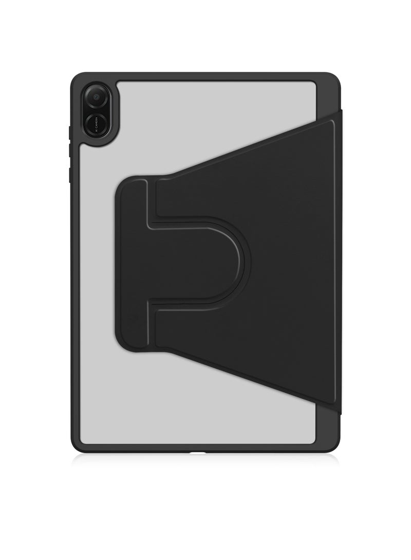 Suitable for 2024 HONOR Pad X8a Honor Tablet x8a 11 inches 360 rotation acrylic protective case (black) - Image 5