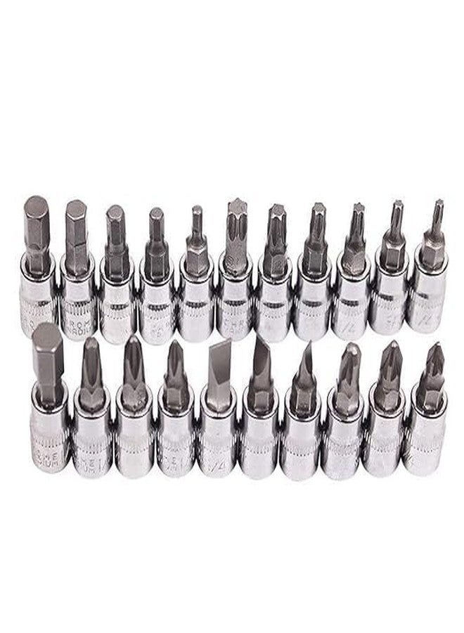 SAYKHUS 46 in 1 Pcs Combination Wrench Set/Socket, Car&Bike Repairing Hand Tool Long Handle Kit 46pcs Combo Tools Repair Box for Spanner Force Kit, Tools Set - Image 3