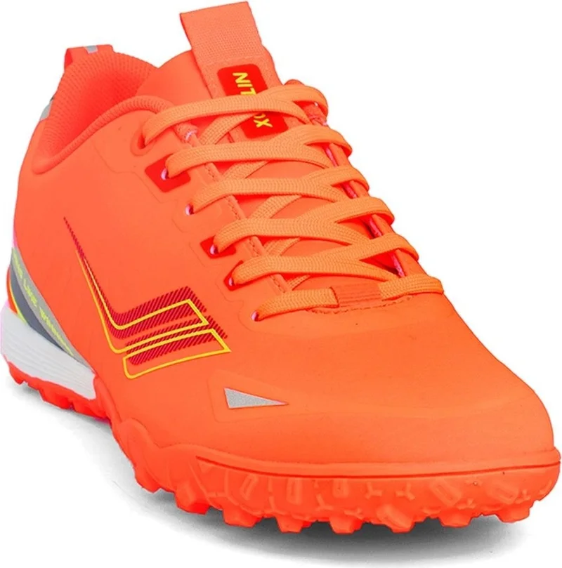 Lescon Nitrox Phosphor Orange Men's Astroturf Field Shoes