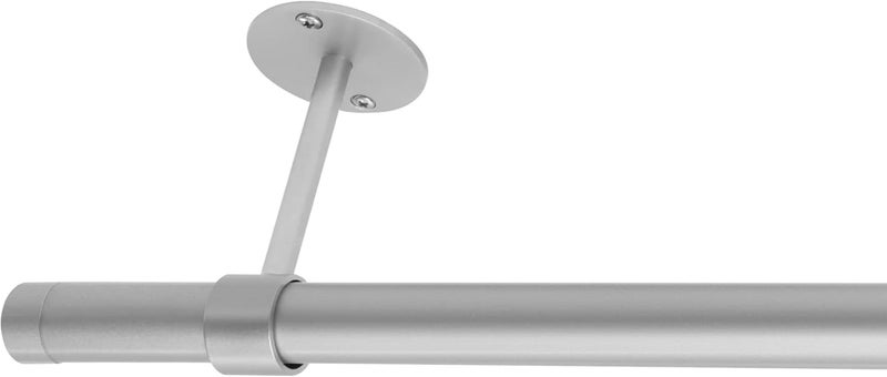 Decopolitan مجموعة قضبان الستائر كاب فيرمونت 1 72144 فضي - Image 4