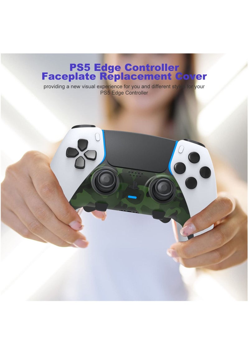 PS5 Edge Controller Faceplate Replacement Shell Upgrade Your Controller Appearance (Camouflage)