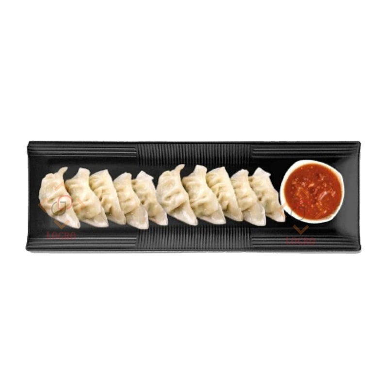 LOGRO Black Melamine Serving Rectangular Tray for Kitchen, Dining, Serving and Desk Tray(Pack of 1piece) - Image 1