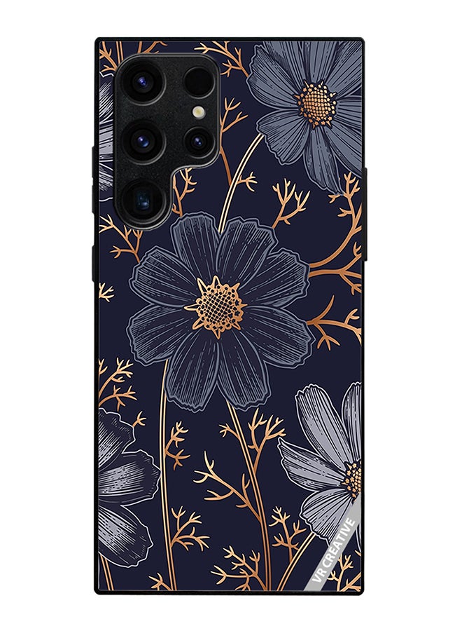 Protective Case Cover For Samsung Galaxy S25 Ultra Flower Design Multicolour