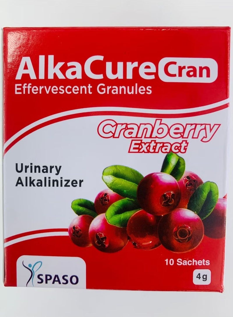 Alkacure Cran Effervescent Granules 4G (10 Sachets)