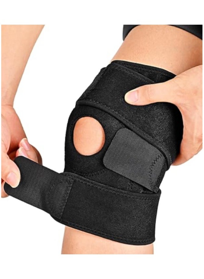 JoyousSto 2 pcs Professional Knee Brace Knee Pad with Side Stabilizer and Patella Gel Pad Adjustable Compression Knee Support Brace for Knee Pain Relief, Meniscus Tear, ACL, MCL Arthritis, Joint Pain Relief, Injury Recovery  - Image 2