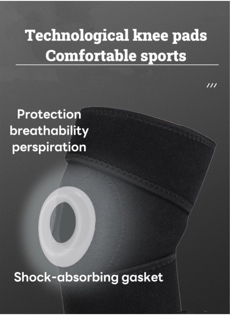 JoyousSto 2 pcs Professional Knee Brace Knee Pad with Side Stabilizer and Patella Gel Pad Adjustable Compression Knee Support Brace for Knee Pain Relief, Meniscus Tear, ACL, MCL Arthritis, Joint Pain Relief, Injury Recovery  - Image 4