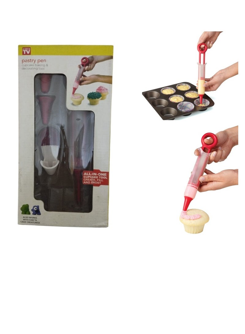قلم المعجنات Chef’s Pastry Pen – أداة مثالية للكب كيك والتزيين!  - Image 1