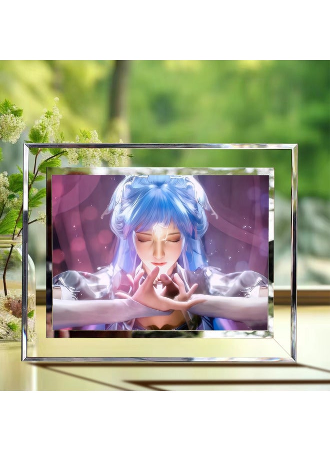 Huo Yu Hao Wang Dong Surrounding Douluo Mainland 2 Peerless Tang Gate Crystal Photo Frame Ornaments Gifts For Friends-Color:6inch Photo Frame + Photo-style 3  - Image 4