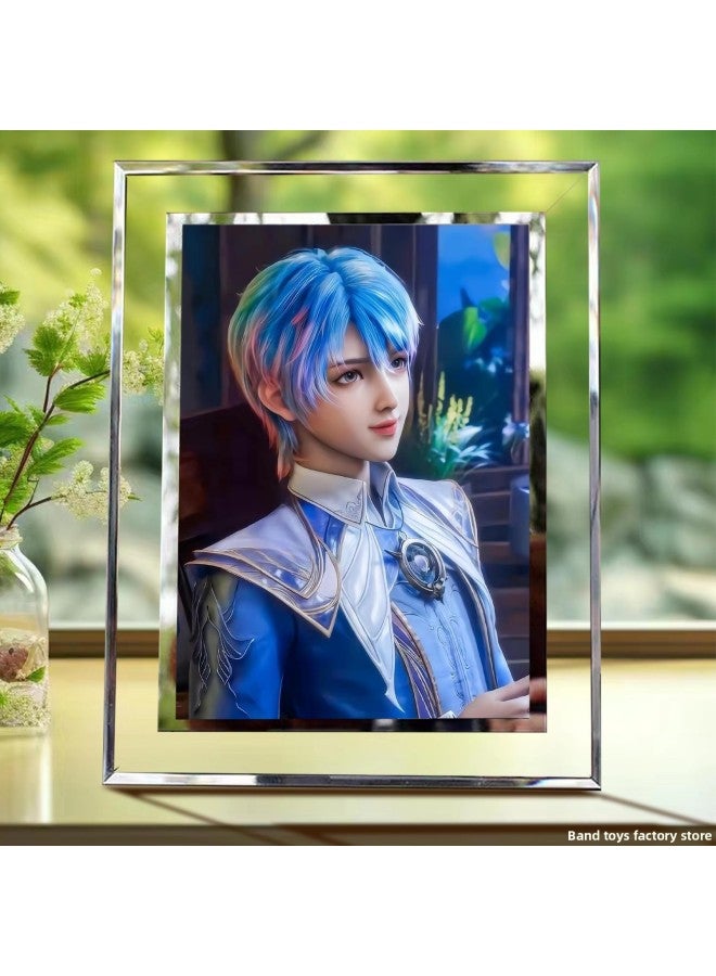 Huo Yu Hao Wang Dong Surrounding Douluo Mainland 2 Peerless Tang Gate Crystal Photo Frame Ornaments Gifts For Friends-Color:6inch Photo Frame + Photo-style 3  - Image 2