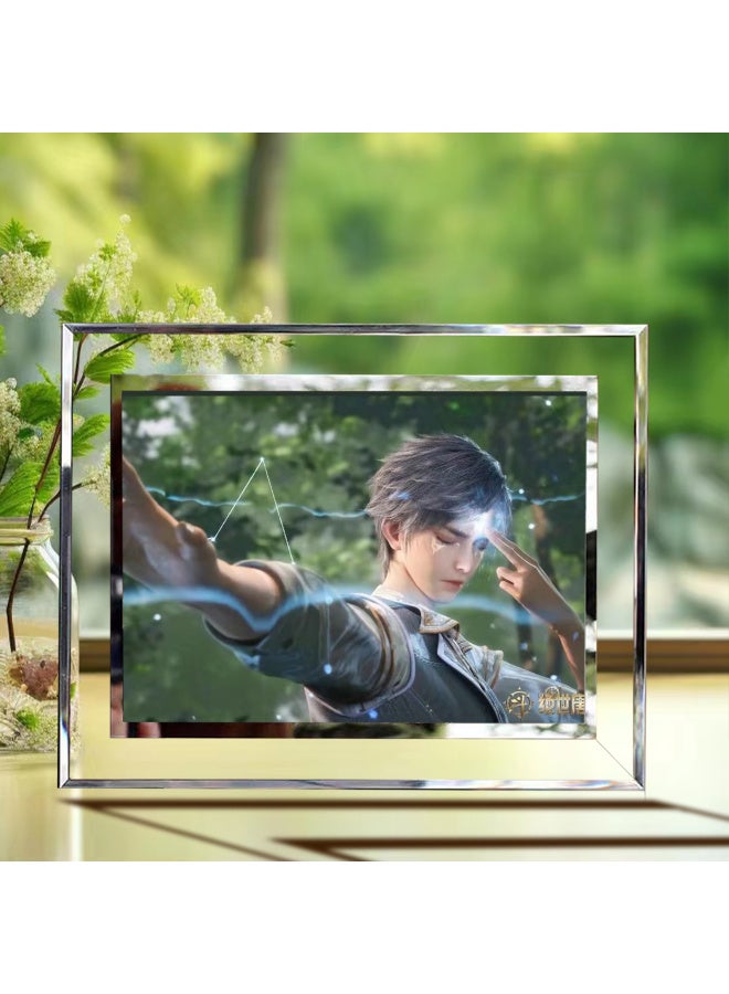 Huo Yu Hao Wang Dong Surrounding Douluo Mainland 2 Peerless Tang Gate Crystal Photo Frame Ornaments Gifts For Friends-Color:6inch Photo Frame + Photo-style 3  - Image 1