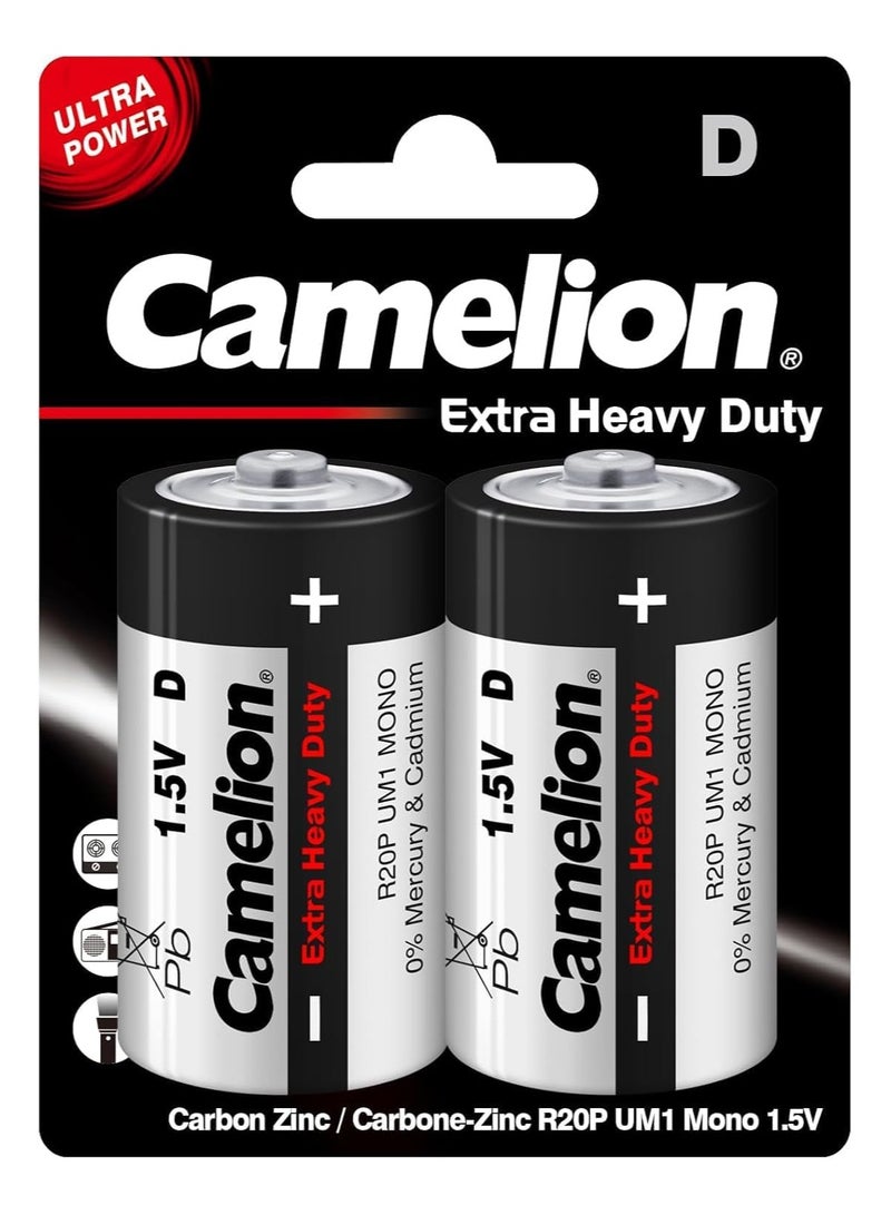Camelion Camelion D bttery Extra Heavy Duty 2er Pack 77 Packs - Image 2