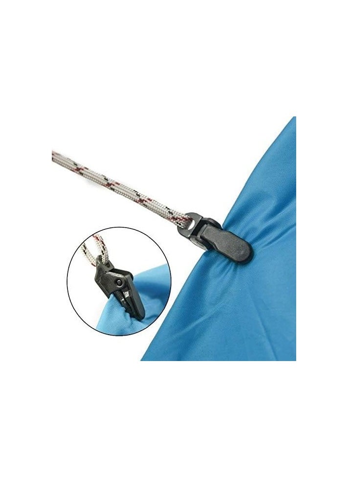 SOLDOUT 10 PCS Tent Hike Tarp Clip Anchor Outdoor Caravan Clamp Jaw Grip Camp Gripper Trap Tighten Snap Awning Canopy Tool Canvas Kit (Pack of 10)  - Image 2