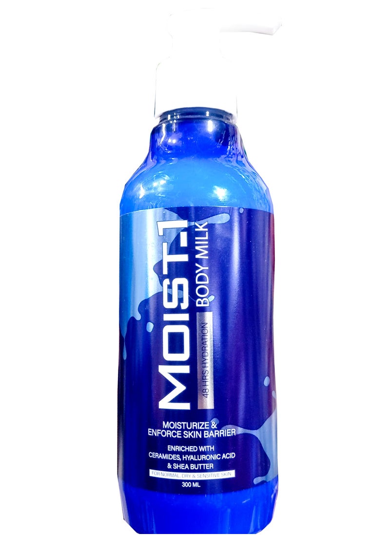 MOIST-1 - Moist_1 Body Milk Moisturize &Enforce Skin Barrier 300 Ml - Image 1