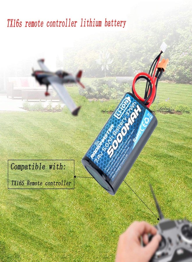 RADIOMASTER TX16S Battey 5000mAh 2S 7.4V XT30 JST-XH Plug TX16s Transmitter 1Pack - Image 2