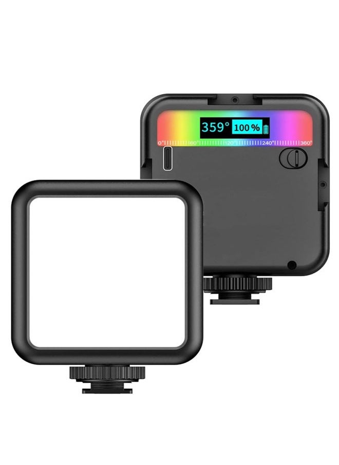 NEELABIL Portable Full Color Video Lights CRI 95+ 2500K-9000K With 1/4”Screw Thread 3 Cold Shoe 20 Light Effects  - Image 1