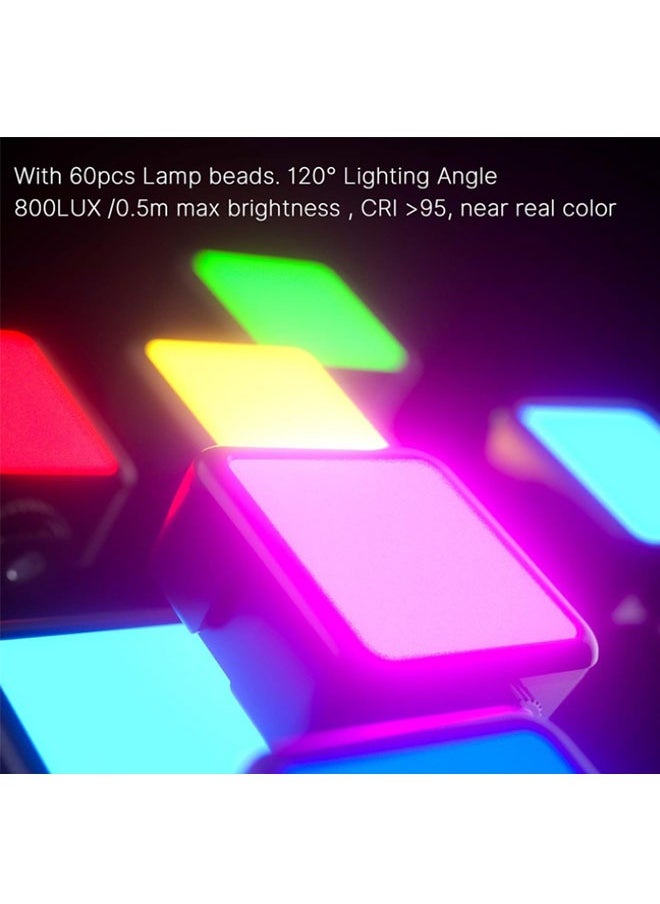 NEELABIL Portable Full Color Video Lights CRI 95+ 2500K-9000K With 1/4”Screw Thread 3 Cold Shoe 20 Light Effects  - Image 3