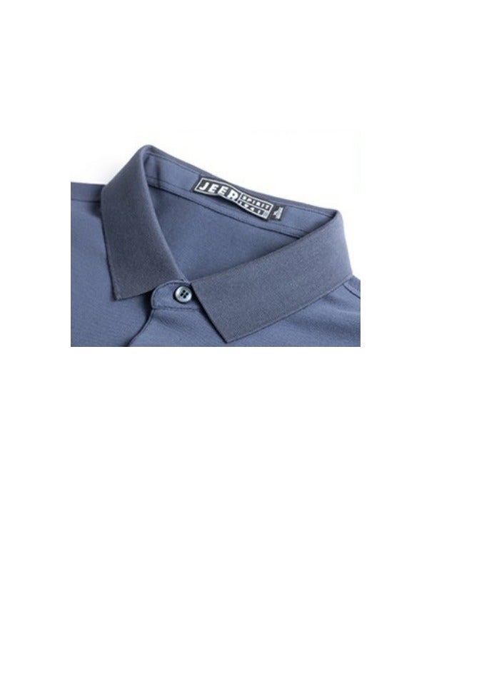 Jeep Striped Slim Fit Lapel Fashion POLO Shirt - Image 4