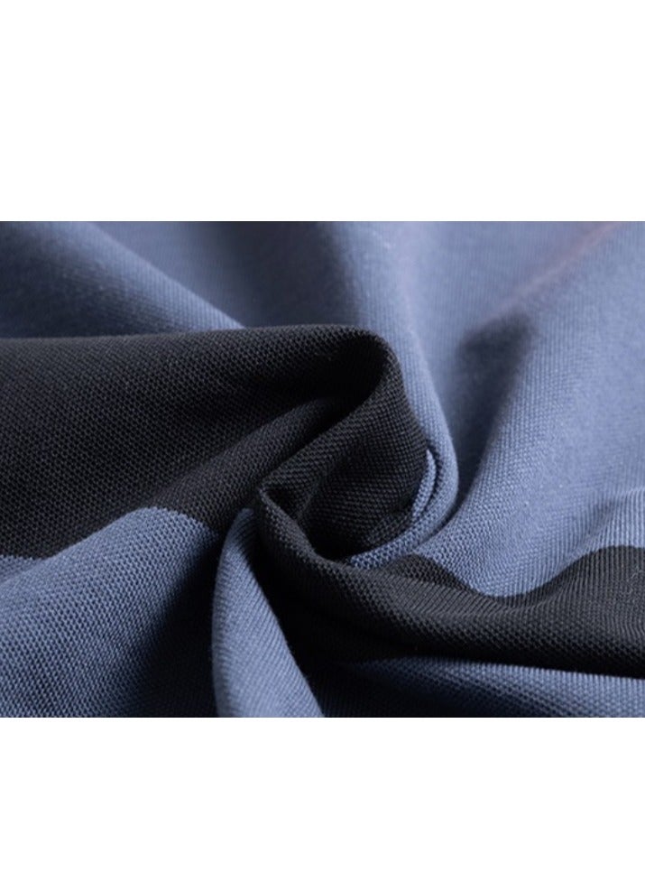 Jeep Striped Slim Fit Lapel Fashion POLO Shirt - Image 5