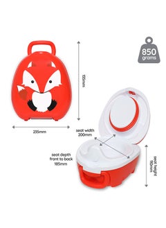 My Carry Potty Portable, Leak-Proof Kids Potty With Secure Lock And Comfy Seat – Adorable Fox Design  - Image 4